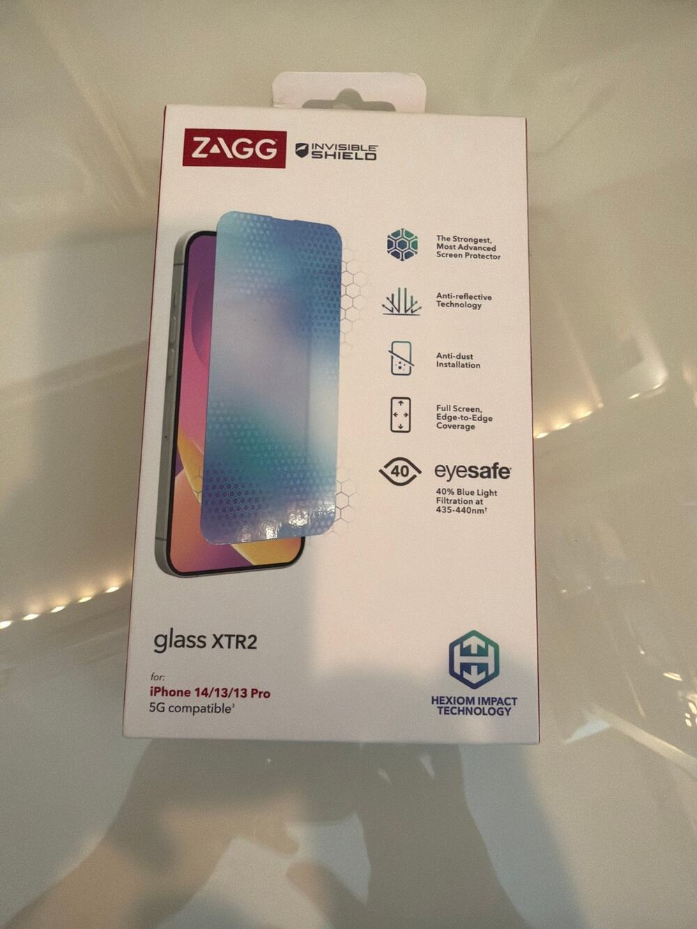 Zagg invisible shield glass- iPhone 14/14/13pro